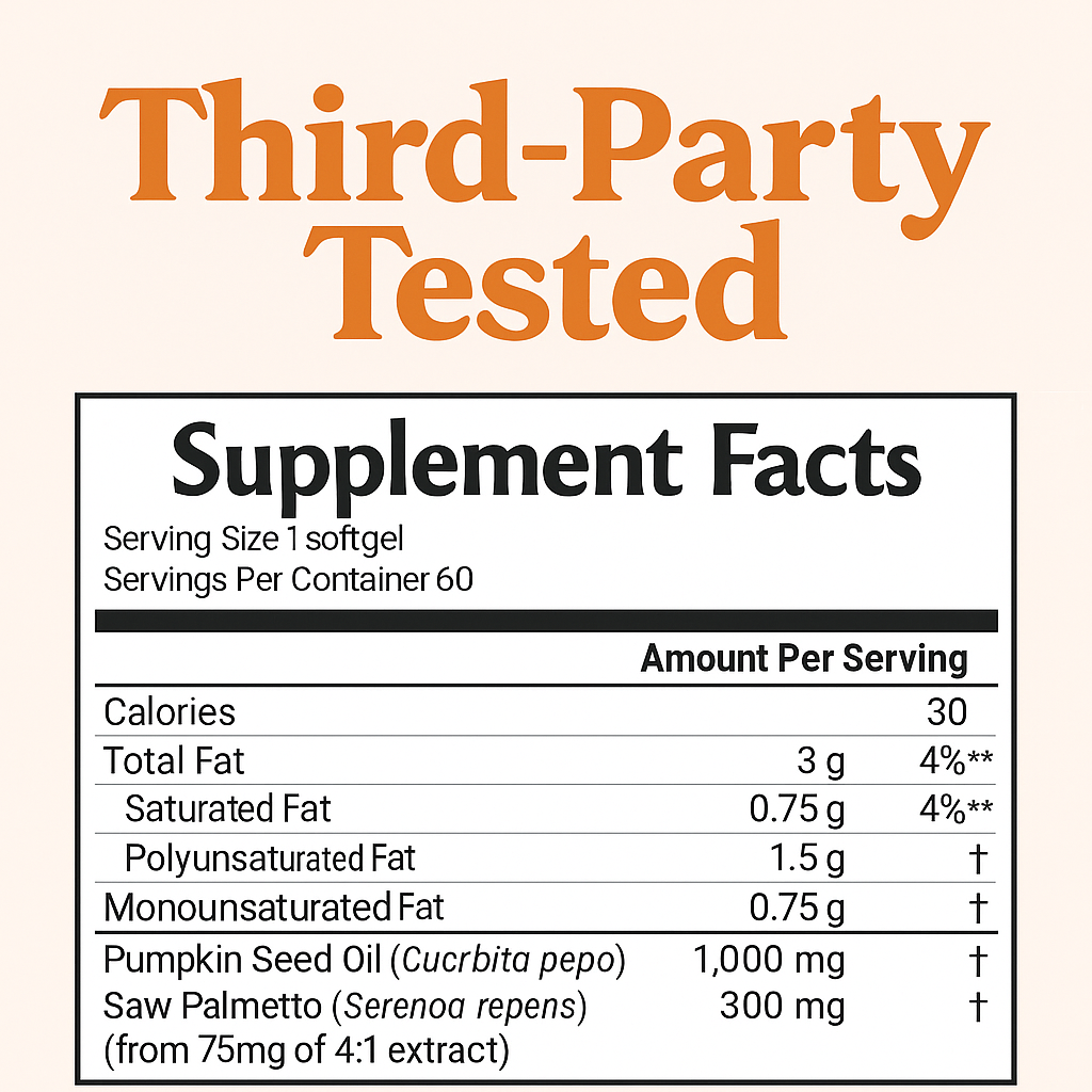 Pumpkin Seed Oil Softgels